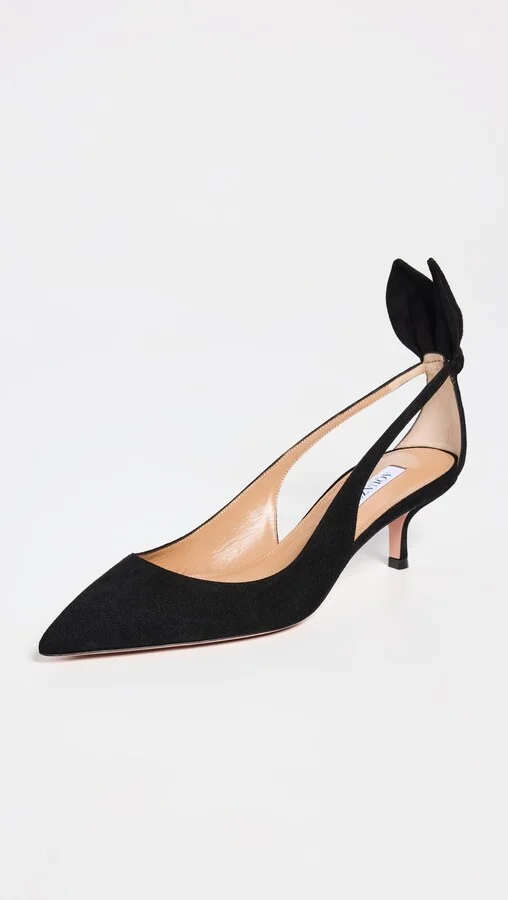 Aquazzura Bow Tie Pumps 50mm - Image 2