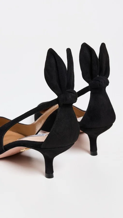 Aquazzura Bow Tie Pumps 50mm - Image 3