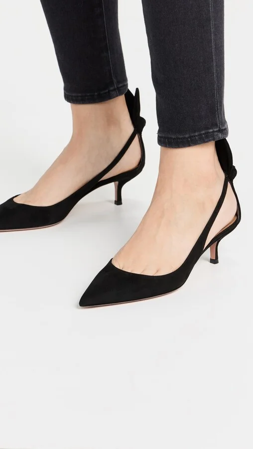 Aquazzura Bow Tie Pumps 50mm - Image 4