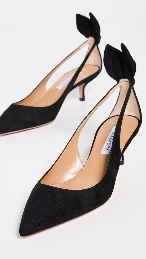 Aquazzura Bow Tie Pumps 50mm - Image 5
