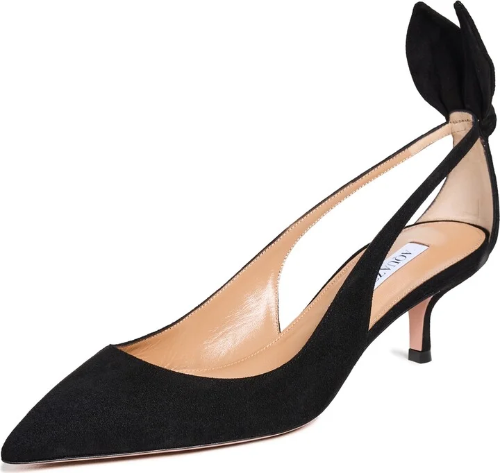 Aquazzura Bow Tie Pumps 50mm