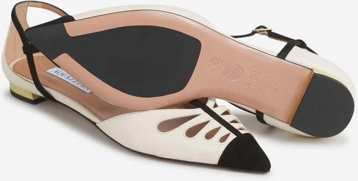 Aquazzura Camille Flat Ballerinas - Image 4