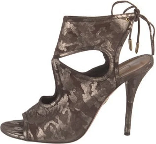 Brown, Metallic, Pattern Prints