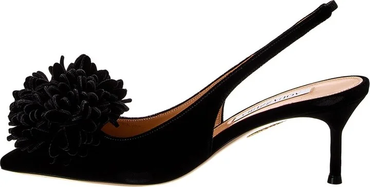 Aquazzura Couturier 65 Velvet Slingback Pump - Image 2