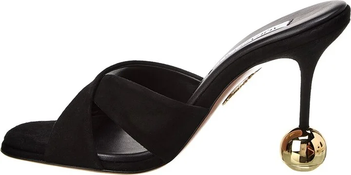 Aquazzura Darling 95 Suede Sandal - Image 2