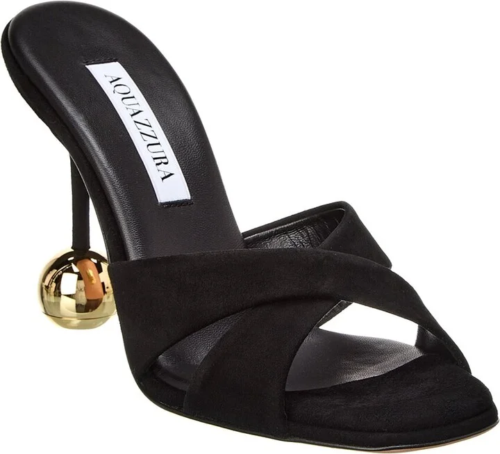 Aquazzura Darling 95 Suede Sandal