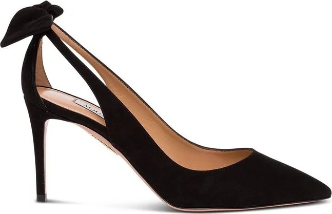 Aquazzura Deneuve Bow-Detailed Pumps