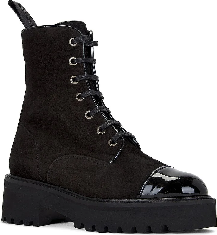 Aquazzura Desert Bootie in Black - Image 2