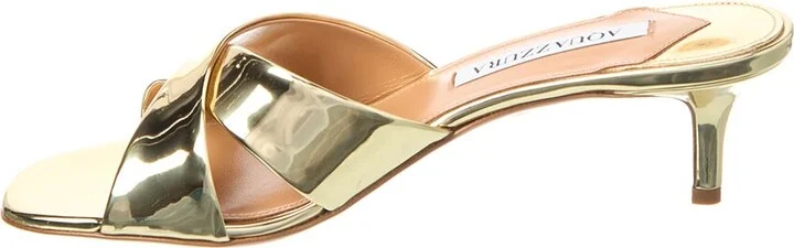 Aquazzura Divine 50 Leather Mule - Image 2