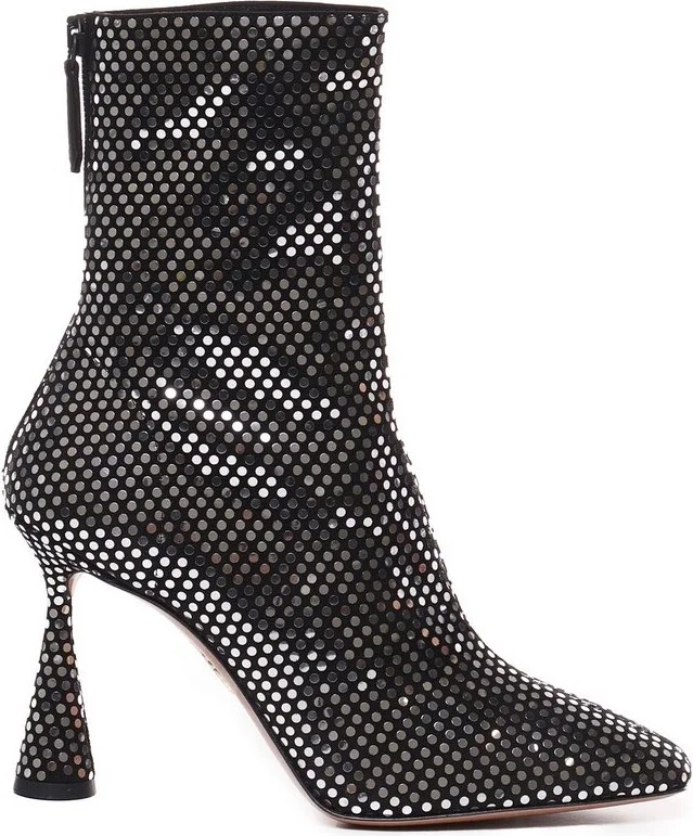 Aquazzura Embellished High-Heeled Boots