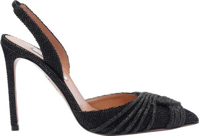 Aquazzura Embellished Slingback Pumps