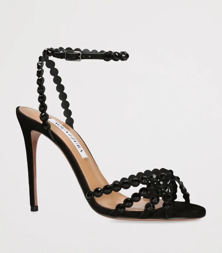 Aquazzura Embellished Tequila Heeled Sandals 105 - Image 3
