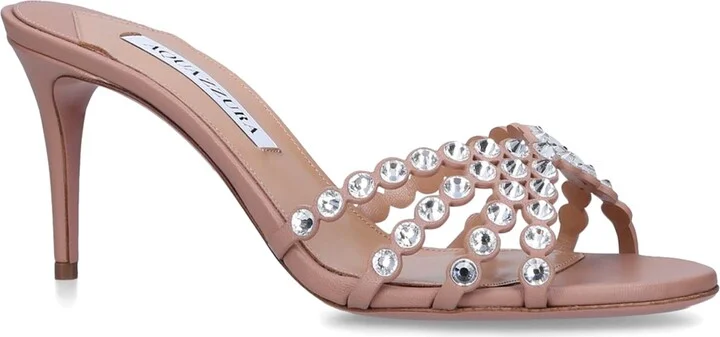 Aquazzura Embellished Tequila Mules 75