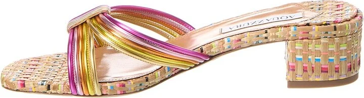Aquazzura Film 35 Leather Sandal - Image 2