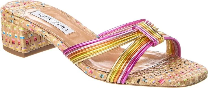 Aquazzura Film 35 Leather Sandal