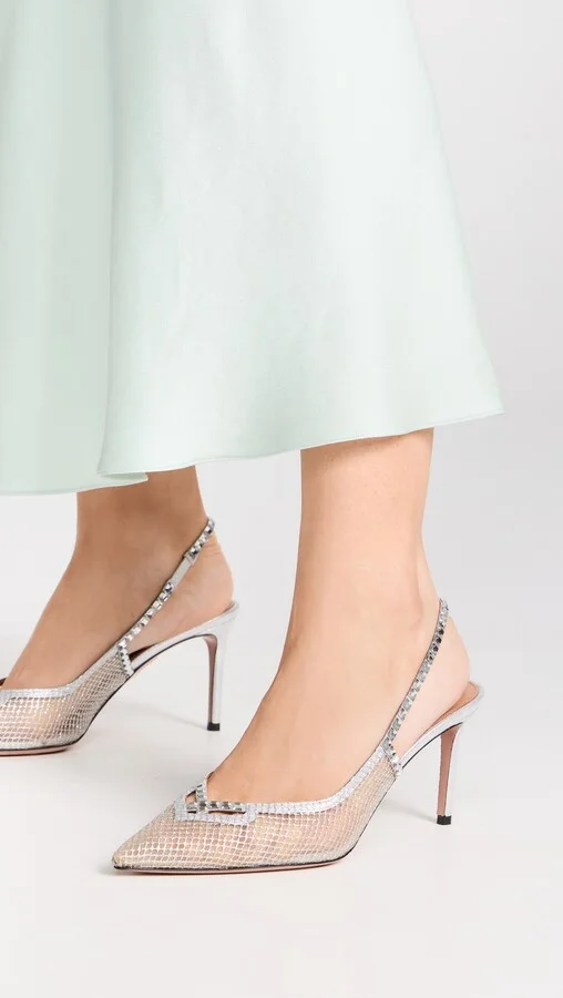 Aquazzura Forbidden Love Slingbacks 75mm - Image 5