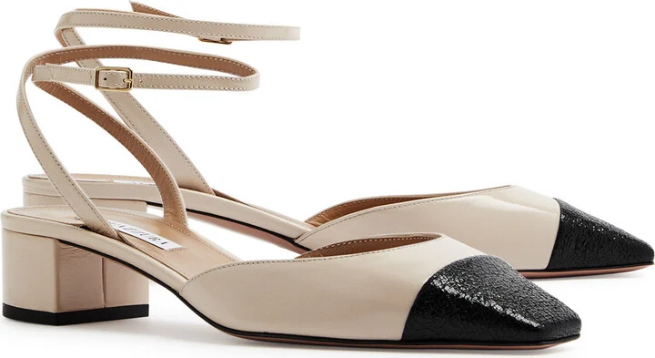 Aquazzura French Flirt 35 Leather Pumps - Image 2