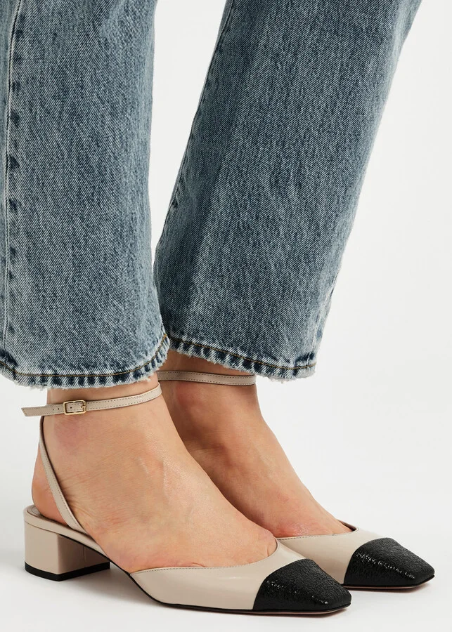 Aquazzura French Flirt 35 Leather Pumps - Image 5