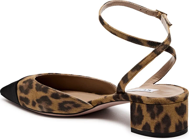 Aquazzura French Flirt 35 Leopard-print Suede Pumps - Image 2