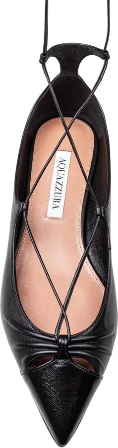 Aquazzura Gabi Flat In Soft Nappa - Image 3