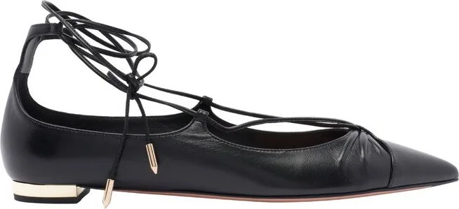 Aquazzura Gabi Pointed Toe Flat Shoes