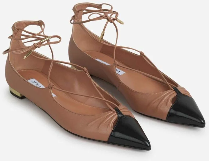 Aquazzura Gabi Strip Ballerinas - Image 2