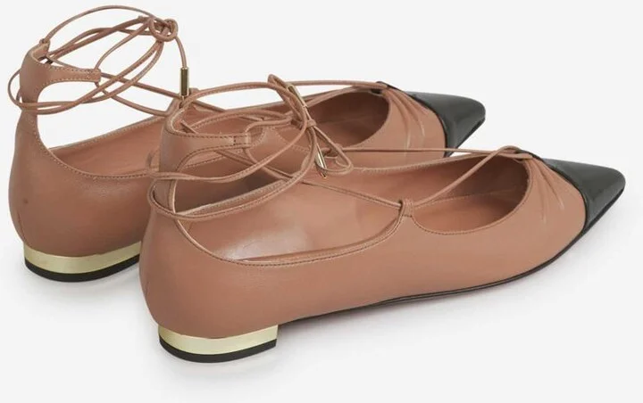 Aquazzura Gabi Strip Ballerinas - Image 3