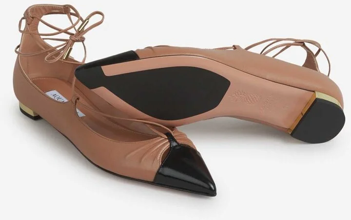 Aquazzura Gabi Strip Ballerinas - Image 4