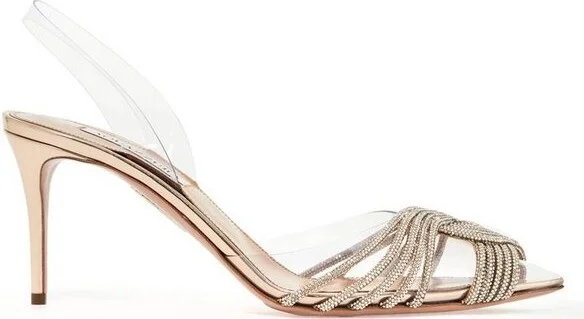 Aquazzura Gatsby Plexi Slingback Pumps