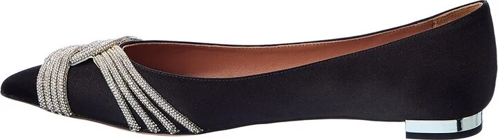 Aquazzura Gatsby Satin Flat - Image 2