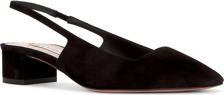 Aquazzura Ginza Sling 35 Pump in Black - Image 2