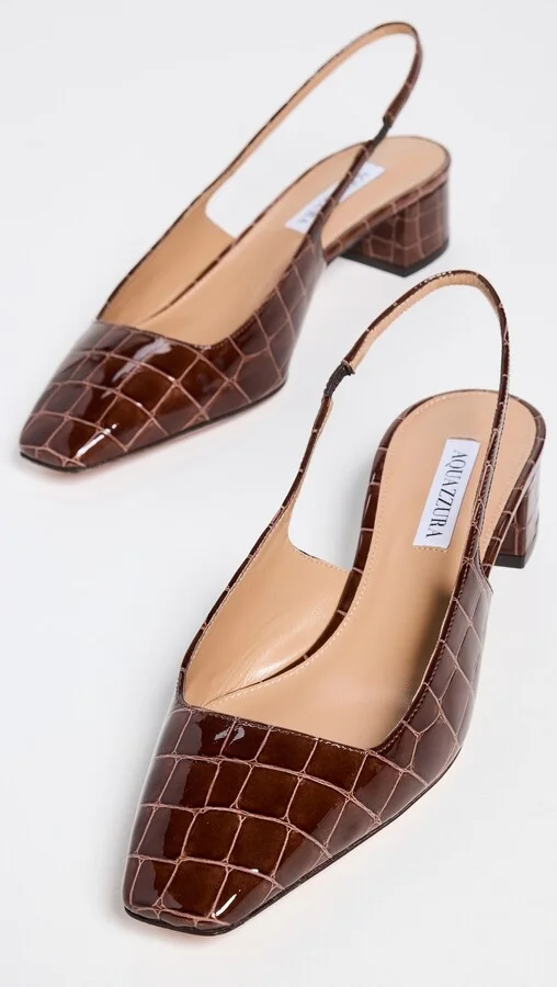 Aquazzura Ginza Sling Pumps 35mm - Image 4