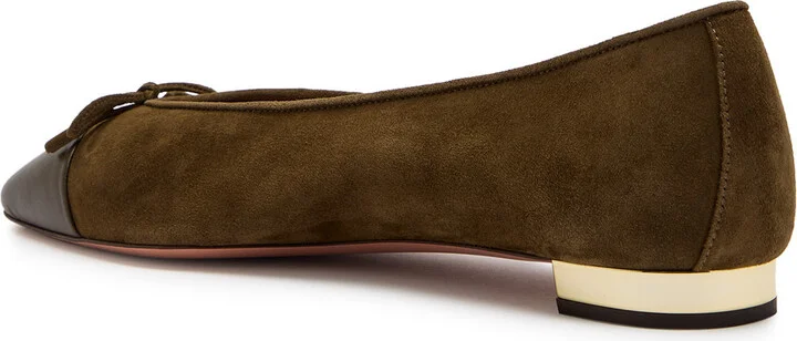 Aquazzura Gioia Suede Ballet Flats - Image 2