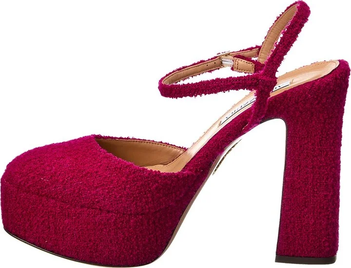 Aquazzura Groove Plateau 120 Boucle Platform Pump - Image 2