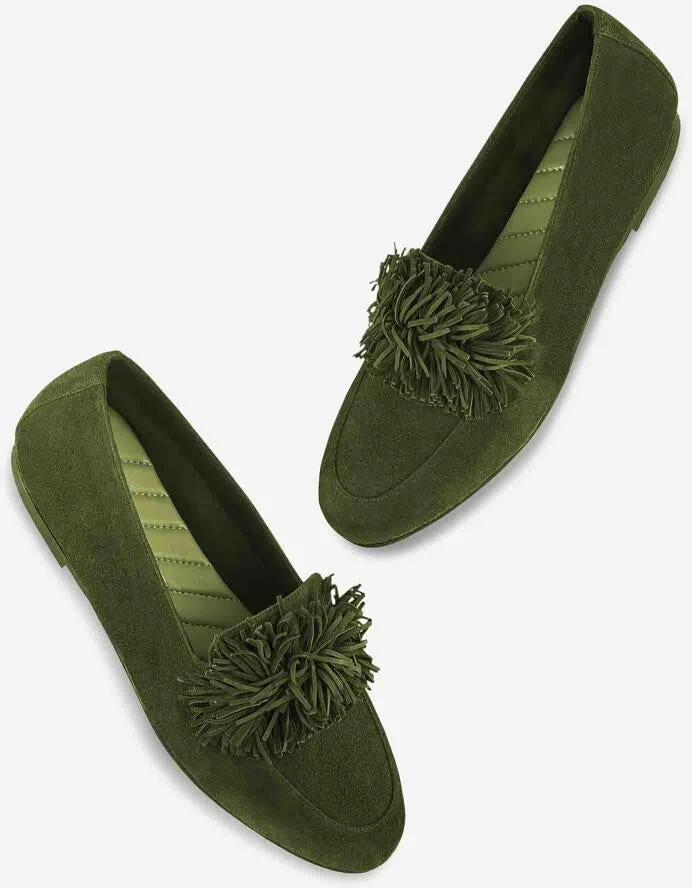 Aquazzura Gytane Fringe Moccasins - Image 2
