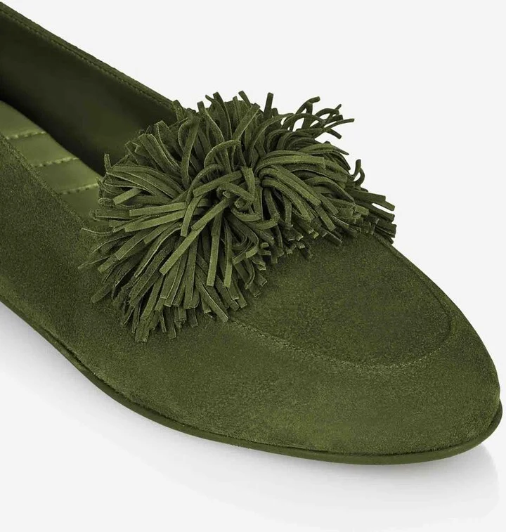 Aquazzura Gytane Fringe Moccasins - Image 5