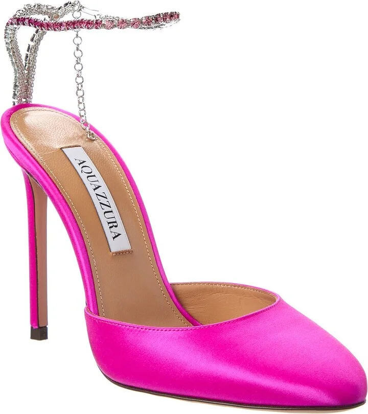 Aquazzura Ice 105 Satin Pump