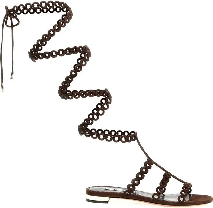 Aquazzura 'Infinity Chain Gladiator' Sandals