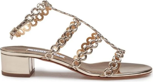 Aquazzura Infinity Chain Sandals