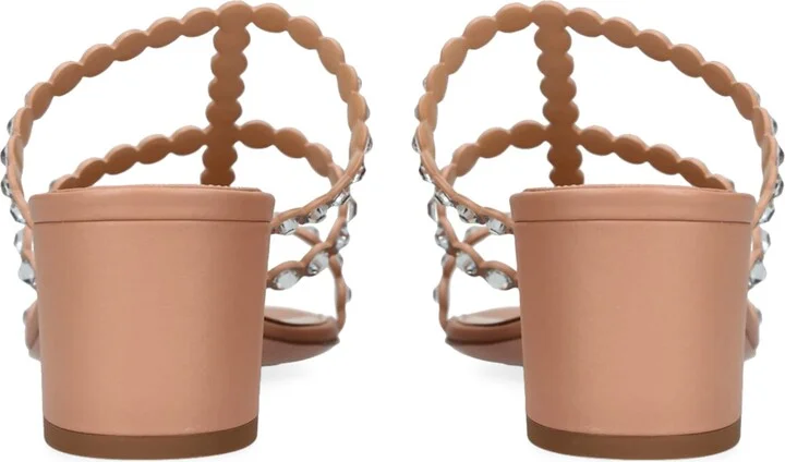 Aquazzura Leather Embellished Tequila Sandals 50 - Image 2