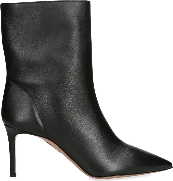 Aquazzura Leather Matignon Boots 75