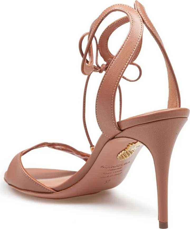 Aquazzura Leather Sandals - Image 4