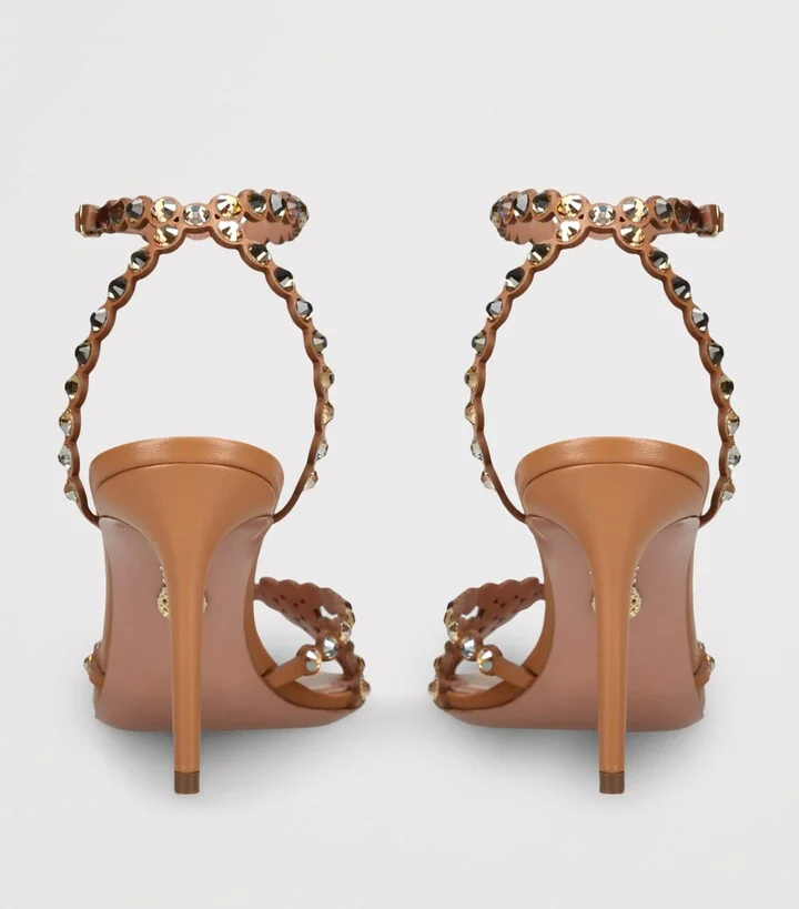 Aquazzura Leather Tequila Sandals 85 - Image 2