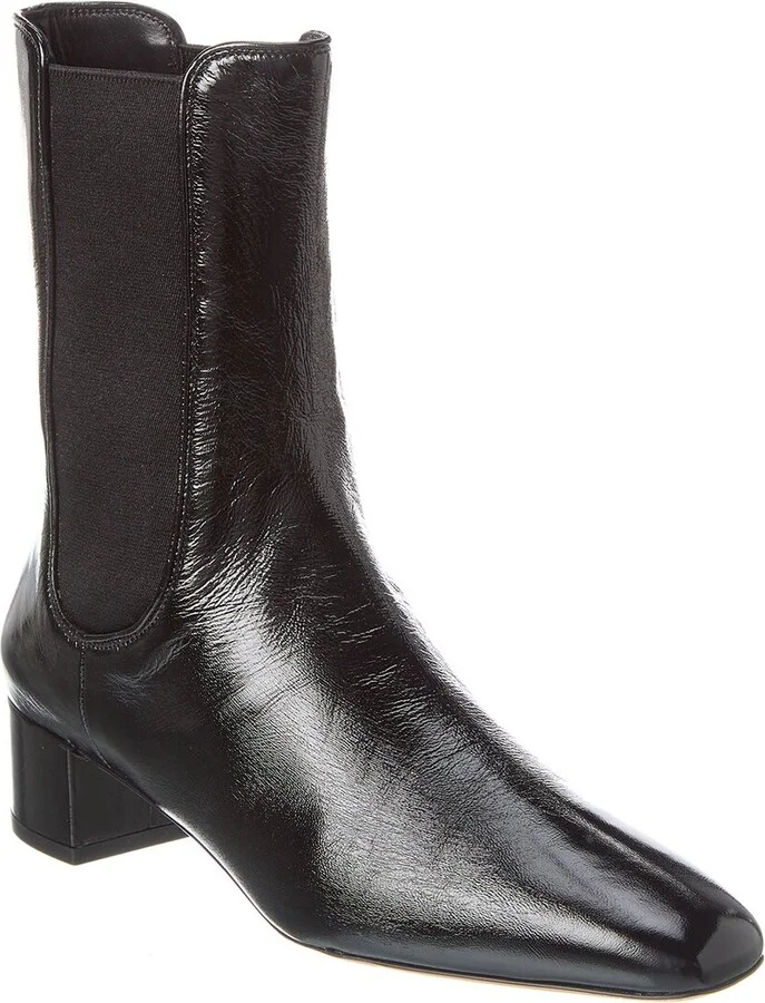 Aquazzura Lyon 50 Leather Bootie