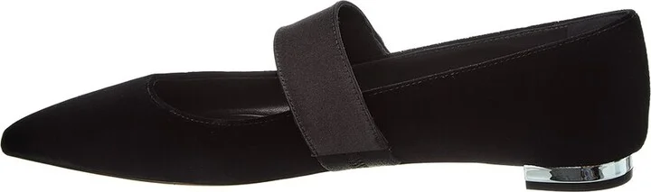 Aquazzura Macron Velvet & Satin Flat - Image 2