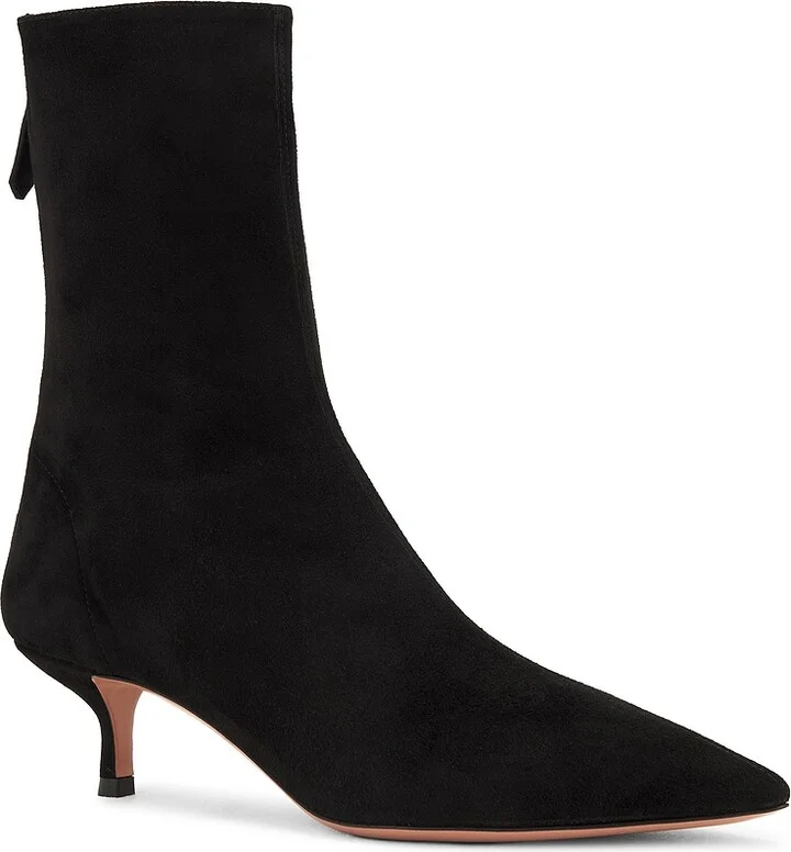 Aquazzura Montmartre 50 Bootie in Black - Image 2