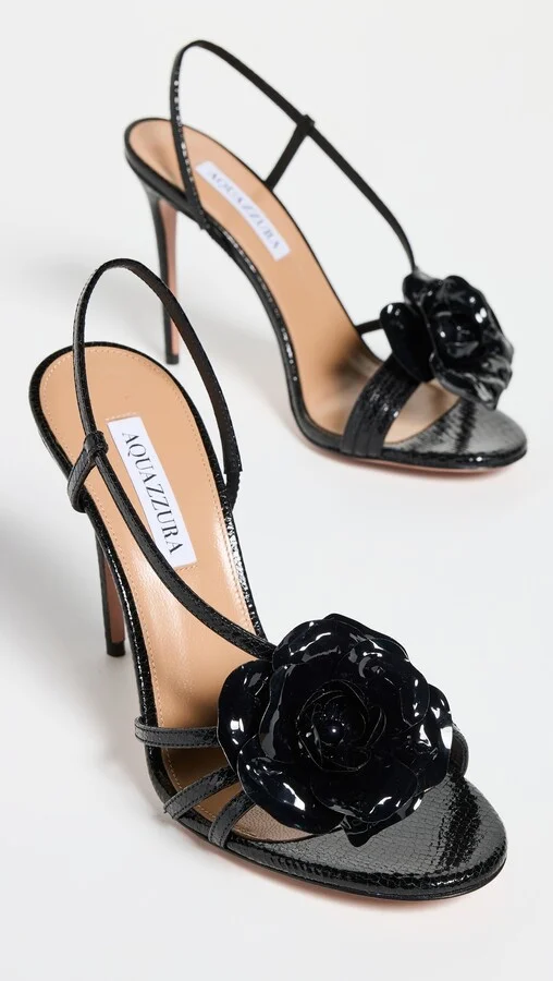 Aquazzura Paris Rose Sandals 105mm - Image 2