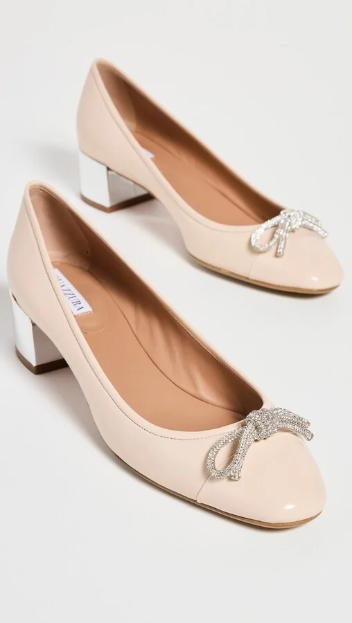 Aquazzura Parisina Crystal Pumps 35mm - Image 5