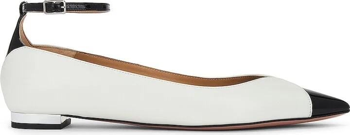 Aquazzura Pinot Ballet Flat in White