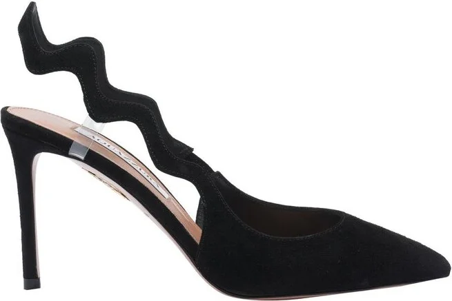 Aquazzura Pointed-Toe Slingback Pumps